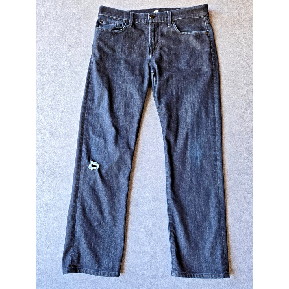 7 For All Mankind Jeans Men's Slimmy 35x29 Med Wash Straight Leg